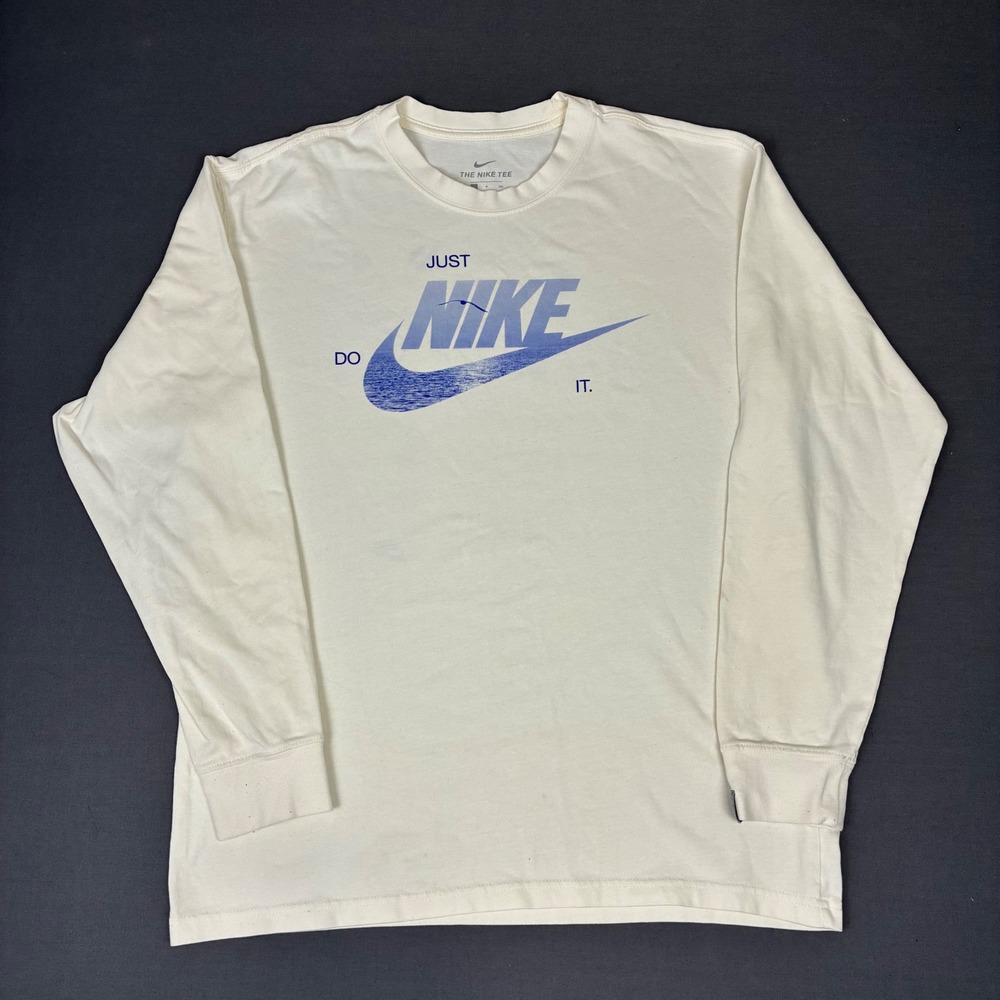Nike Sportswear M2Z Long Sleeve T-Shirt Men's Size Small White